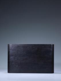 清代 紫檀木雕《书卷式清供香几》