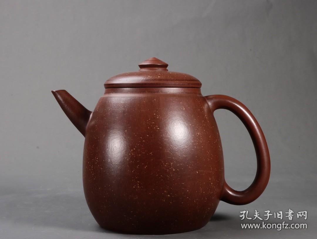 明代：陈用卿 大号巨轮紫砂壶。