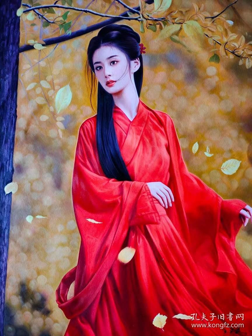 高档油画！现代画家黄天恩手绘真迹《期待》！尺寸:长1.2米宽0.9米！画面形象逼真！栩栩如生！立体感超强！色彩清晰！肌里感十足！纤毫毕现！功底深厚！收藏升值空间很大，可藏可赏！