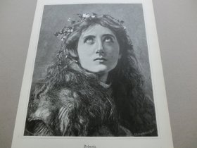 【百元包邮】《悲伤，哀伤》（Dolorosa）1881年，木刻版画， 纸张尺寸约41×28厘米。