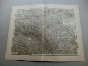 【百元包邮】1896年 德国制作 勃兰登堡省、波美拉尼亚省和波兹南省（PROVINZEN BRANDENBURG, POMMERN UND POSEN）；西里西亚省（PROVINZ SCHLESIEN）