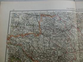 【百元包邮】1896年 德国制作 勃兰登堡省、波美拉尼亚省和波兹南省（PROVINZEN BRANDENBURG, POMMERN UND POSEN）；西里西亚省（PROVINZ SCHLESIEN）