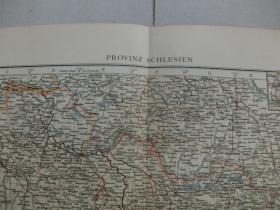 【百元包邮】1896年 德国制作 勃兰登堡省、波美拉尼亚省和波兹南省（PROVINZEN BRANDENBURG, POMMERN UND POSEN）；西里西亚省（PROVINZ SCHLESIEN）