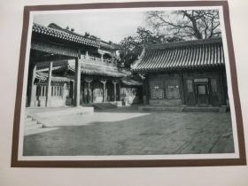 【百元包邮】北京美观《瀛台》1920年代 唐纳德.曼尼（Donald Mennie）摄影作品   凹版印刷老照片 所附卡纸纸张尺寸约38×27.2厘米