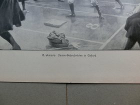 【百元包邮】《击剑》（Damen Schaufechten in Oxford）  1902年，平版印刷画，纸张尺寸约41×28厘米。