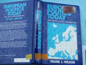 European Politics Today  The Democratic    Experience