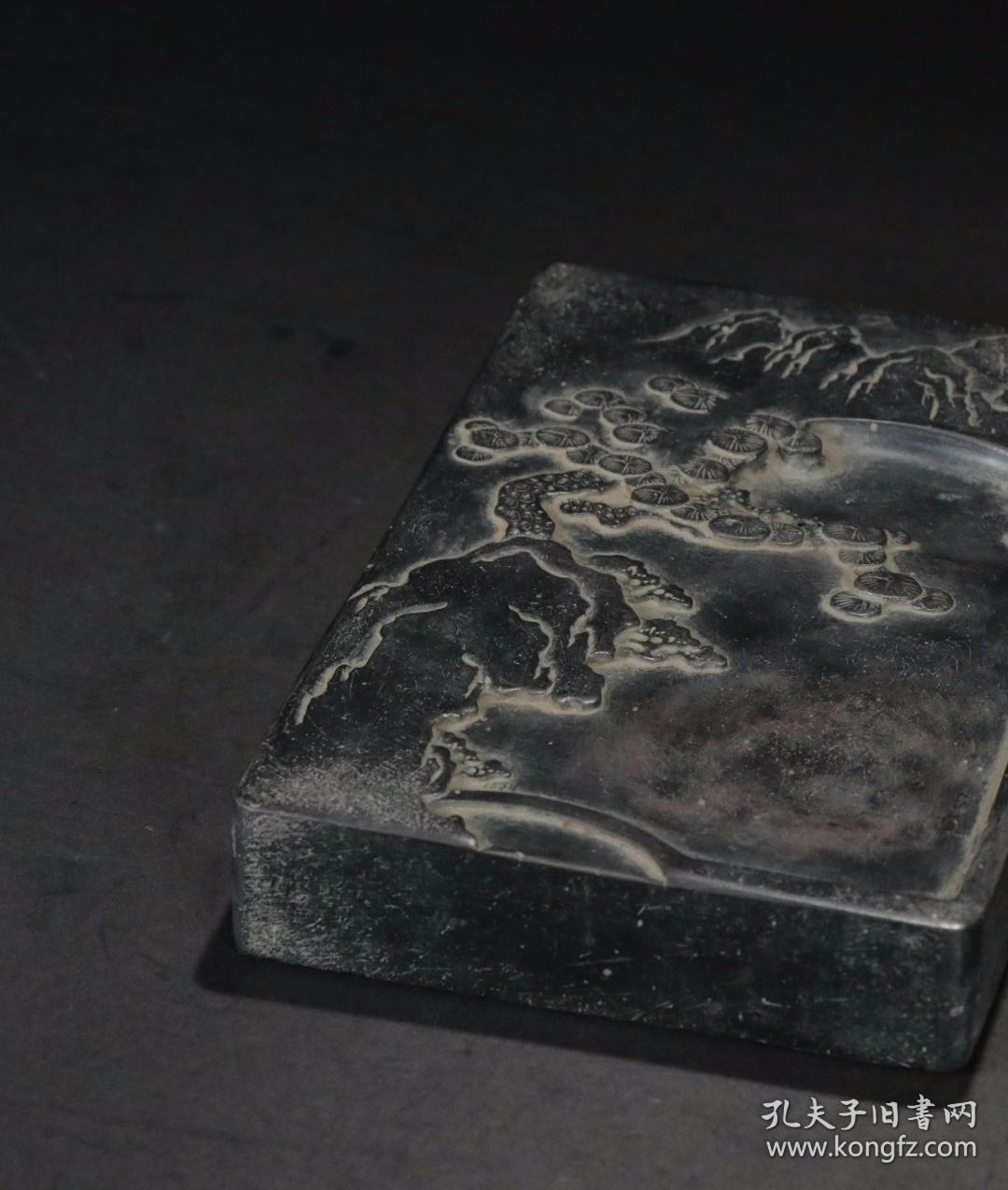 旧藏文房端砚：山水有佳音 藏品制作工整