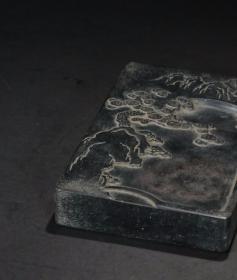 旧藏文房端砚：山水有佳音 藏品制作工整