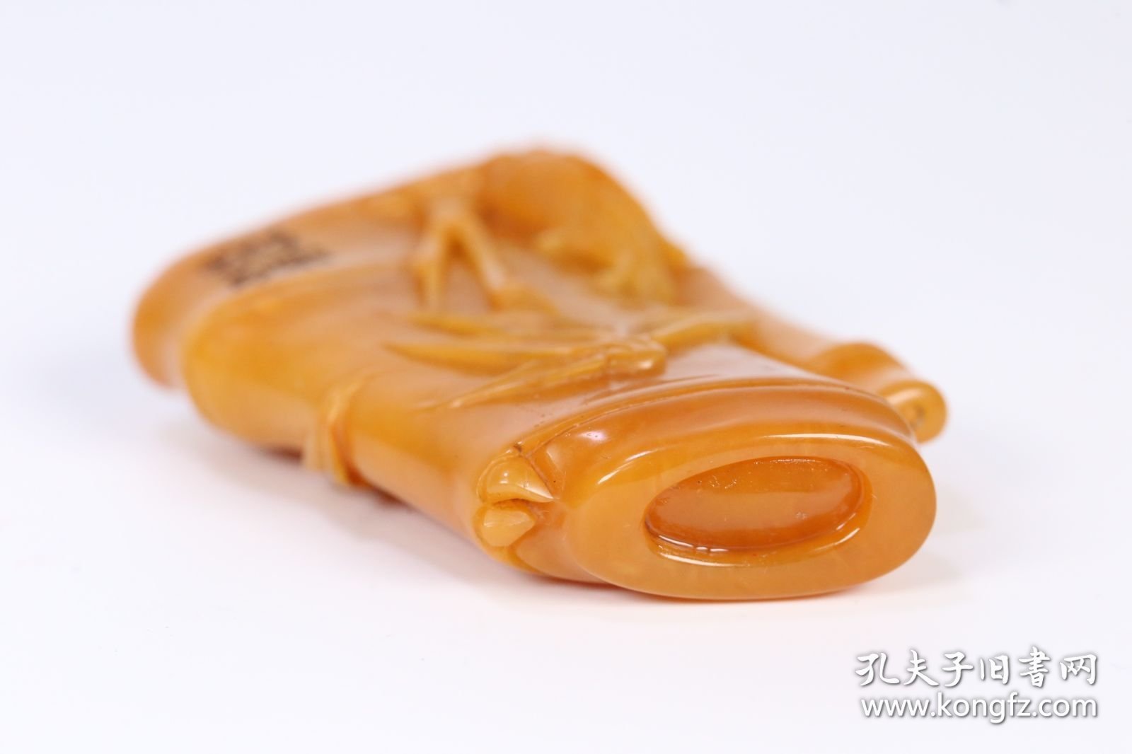 旧藏 齐白石田黄石竹节印章