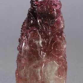 清 碧玺孔雀印章