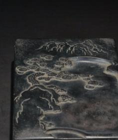 旧藏文房端砚：山水有佳音 藏品制作工整
