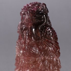 清 碧玺孔雀印章