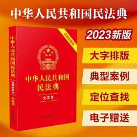 2023中华人民共和国民法典·含典型案例（大字本）