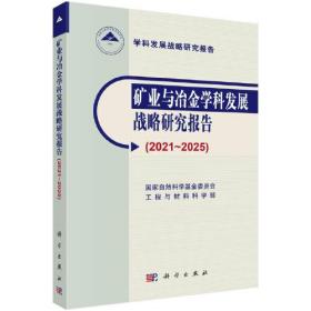 矿业与冶金学科发展战略研究报告2021-2025
