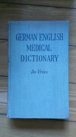 GERMAN ENGLISH MEDICAL DICTIONARY