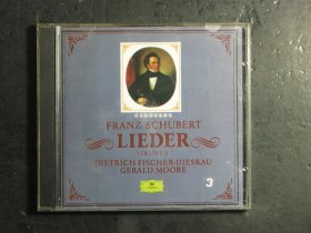 光盘CD2张 FRANZ SCHUBERT LIEDER 舒伯特艺术歌曲集3和4（63335)