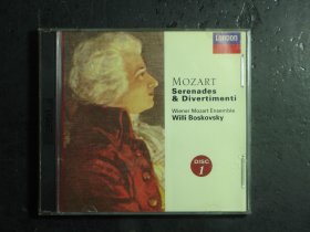 光盘CD2张 MOZART SERENADES＆DIVERTIMENTI DISC1（63286)