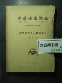 中国古生物志 总号第145册 新乙种第9号 广西西部下三叠纪菊石 精装 1959年1版1印（60192)