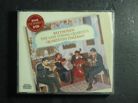 光盘CD3张 BEETHOVEN THE LATE STRING QUARTETS QUARTETTO ITAKIANO THE ORIGINALS 3CD （63310)