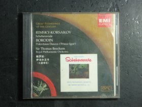 光盘CD GREAT RECORDINGS OF THE CENTURY RIMAKY-KORSAKOV SCHEHERAZADE BORODIN（63276)