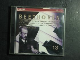 光盘CD2张 BEETHOVEN 贝多芬钢琴演奏曲 13和14 （63292)