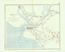 【提供资料信息服务】1894年营口附近图  老地图58X74厘米 防水涂层宣纸高清彩真迹复制