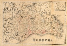 【提供资料信息服务】1925年北戴河海滨地图 ， 老地图 58X85厘米 防水涂层宣纸高清彩喷复制品