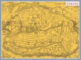 【提供资料信息服务】清代福州府城图 老地图58X78厘米 宣纸高清彩喷拓本碑贴书画手卷长卷装饰画真迹复制