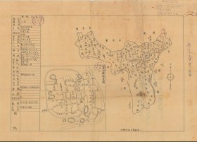 【提供资料信息服务】民国期间 广西壮族自治区钦定市 灵山县图 老地图 58X80厘米 防水涂层宣纸高清彩喷复制品