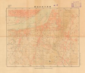 【提供资料信息服务】1944年重庆市街道图 4 老地图58X67厘米 防水涂层宣纸高清彩喷拓本碑贴书画手卷长卷装饰画真迹复制