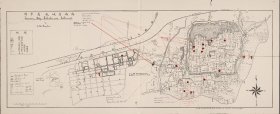 【提供资料信息服务】1920年代济南省城及商埠图， 老地图 58X136厘米 防水涂层宣纸高清彩喷复制品