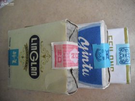60、70年代左右老香烟一组3包【银兔、飞龙、铃兰】完整未拆封
