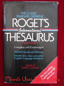 Roget's International Thesaurus（Fourth Edition）罗杰国际同义词库（第4版 货号TJ）