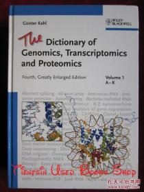 The Dictionary of Genomics, Transcriptomics and Proteomics（Fourth Edition, 3 Volume Set）基因组学、转录组学和蛋白质组学辞典（第4版，全3卷集 货号TJ）