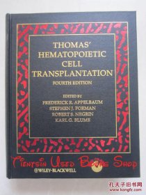 Thomas' Hematopoietic Cell Transplantation（Fourth Edition）托马斯造血细胞移植（第4版 货号TJ）