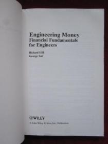 Engineering Money: Financial Fundamentals for Engineers（平装本 货号TJ）工程资金：工程师的财务基础