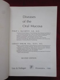 Diseases of the Oral Mucosa（Second Edition）口腔黏膜病学（第2版 货号TJ）