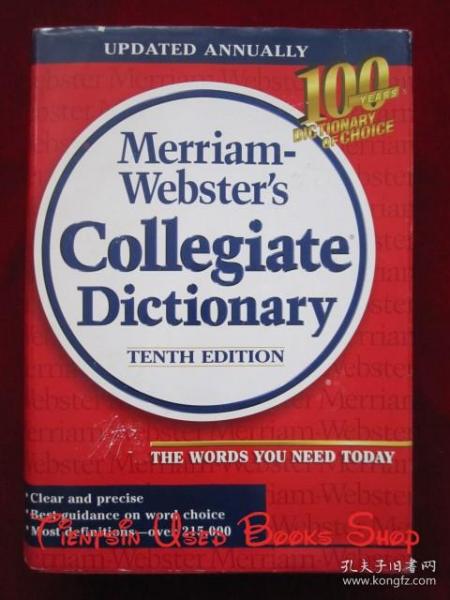 Merriam-Webster's Collegiate Dictionary