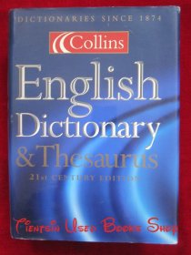 Collins English Dictionary & Thesaurus（Second Edition, 21st Century Edition）柯林斯英语词典与同义词库（第2版 21世纪版；货号TJ）