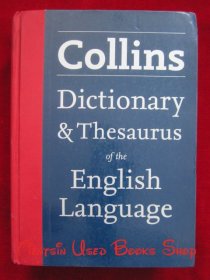 Collins Dictionary & Thesaurus of the English Language（Fifth Edition）柯林斯英语词典与同义词库（第5版，货号TJ）