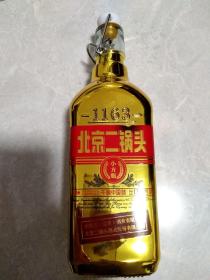 北京二锅头酒酒瓶1163国际出口型耀金版有盖