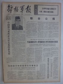 解放军报 1974年5月28日·中马联合公报,新疆小型水电站蓬勃发展