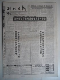 湖北日报 1997年5月13日·东方红三号通信卫星发射升空，李尔重《与动物和平共处》，贾志杰、蒋祝平各一篇文章