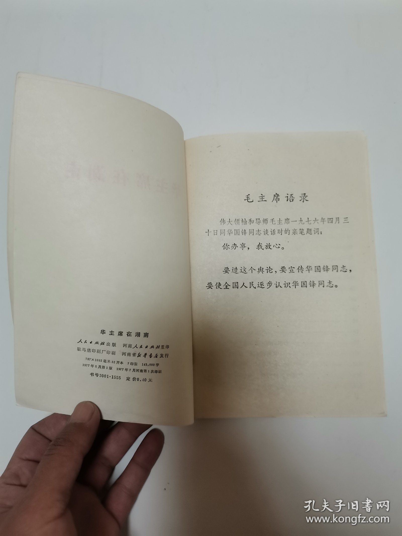 华主席在湖南2