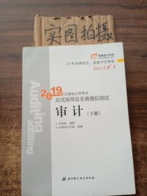 注会会计职称2019教材辅导东奥2019年轻松过关一《2019年注册会计师考试应试指导及全真模拟测试》审计（上下册）