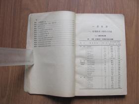 1969年初版  《机修手册》（试用本）一般数据、技术准备、设备常用标准