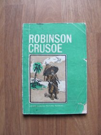 《ROBINSON CRUSOE  》插图丰富（破损 有笔迹）