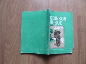 《ROBINSON CRUSOE  》插图丰富（破损 有笔迹）