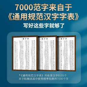 量大优惠】田英章行楷字帖7000常用字 田英章硬笔行楷字帖入门教程 正版书法练字本教你写一手好字成人行楷入门钢笔速成大学生教程