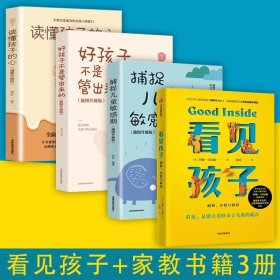 看见孩子+家教3册 洞察 共情与联结 贝姬肯尼迪著詹大年 黄静洁 刘称莲 李小萌 朱芳宜等一致推荐 重塑亲子关系改变家庭运作方式